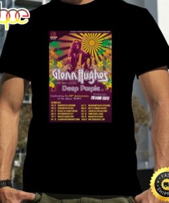 Glenn Hughes Celebrating Deep Purples Burn 50th Anniversary With Tour 2023 T-Shirt