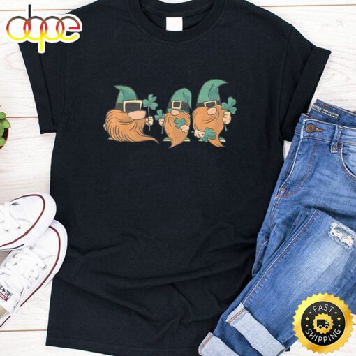 Gnome St Patrick Day Irish Green Saint Patrick Lucky Gift T-Shirt