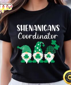 Gnomes Shenanigans Coordinator Funny St Patricks Day T-Shirt