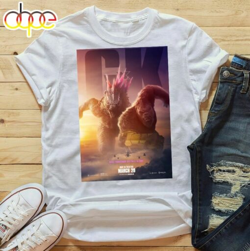 Godzilla X Kong 2024 The New Empire Unisex T-Shirt