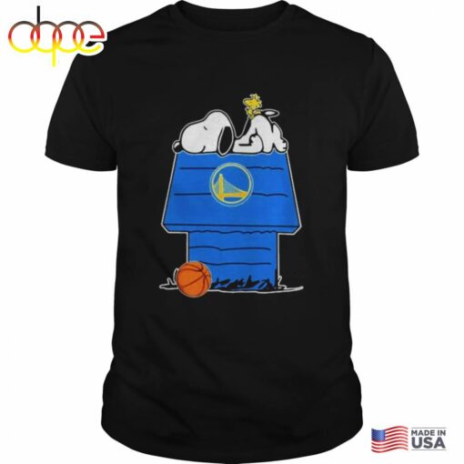 Golden State Warriors NBA Champions Snoopy Woodstock The Peanuts Movie T Shirt