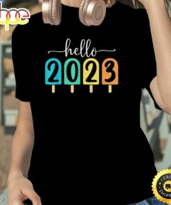 Goodbye 2022 Hello 2023 Happy New Year Funny Christmas Xmas Unisex Basic T-shirt
