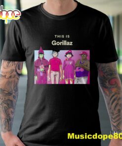 Gorillaz 2022 Tour North America Unisex Black Tshirt