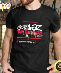 Gorillaz Announce New U.S Tour Dates For Fall 2023 Unisex T-Shirt 1 Gorillaz Announce New US Tour Dates For Fall 2023 Unisex T Shirt 2