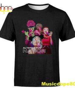 Gorillaz Band North America Tour 2022 Alternative Nation T-shirt