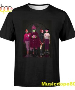 Gorillaz North America World Tour 2022 Metal Rock Band T-shirt