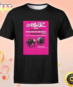 Gorillaz Presents In Conversation With Damon Albarn And Jamie Hewlett Basic Unisex T-Shirt