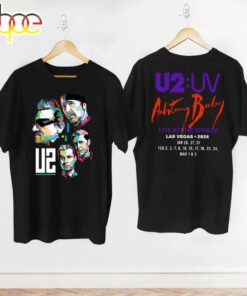 Graphic U2 Band Unisex Shirt, U2 Band Achtung Baby Live At Sphere Shirt