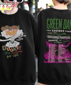 Green Day 30th annivesary Green Day, The Saviors 2024 Tour T-Shirt