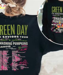 Green Day The Saviors 2024 Tour Sweatshirt Unisex Allsizes For Fans