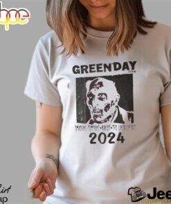 Green Day The Saviors 2024 Tour White Unisex T Shirt