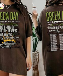 Green Day the Saviors 2024 Tour T-shirt Green Day Rock Band