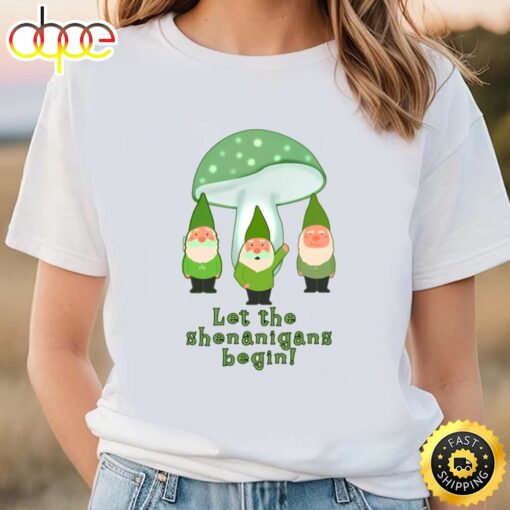 Green Gnomes St Patricks Day Shenanigans T-Shirt