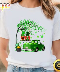 Green Gnomes Truck Shamrock Happy Saint Patrick’s Day Shirt T-Shirt