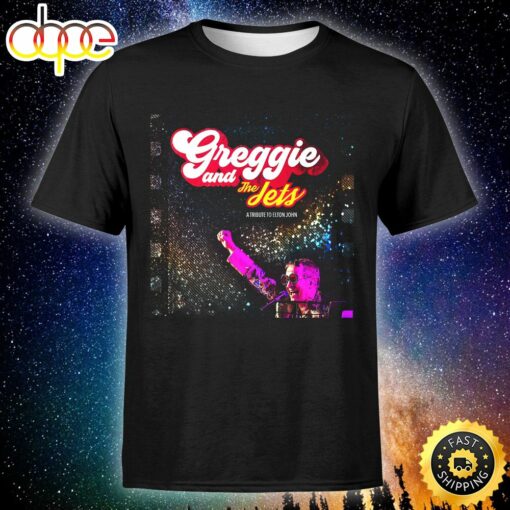 Greggie and the Jets – A Tribute To Elton John Friday, July 28 Tour 2023 Unisex T-shirt