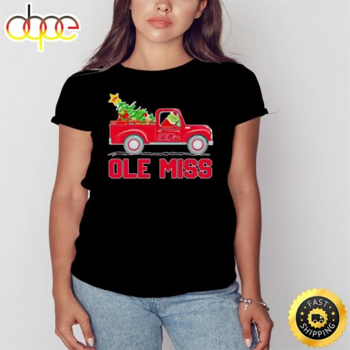 Grinch Ole Miss Rebels Driving Car Shirt