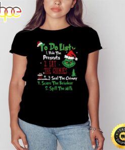 Grinch To Do List Shirt