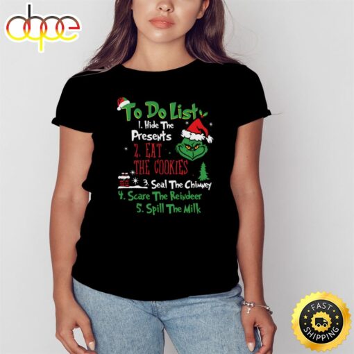 Grinch To Do List Shirt