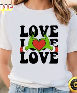 Grinch Valentine Grinch Love Hand Shirt