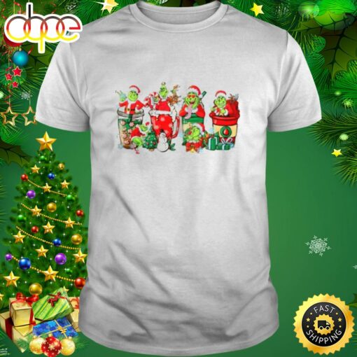 Grinchmas Latte Coffee Christmas 2023 Shirt