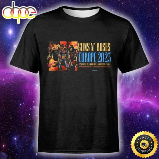 Guns N Roses Concert Nederland 2023 Unisex T-shirt