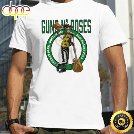 Guns N Roses Fenway Park Boston MA 21st August 2023 World Tour Unique T-Shirt