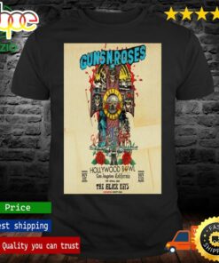 Guns N’ Roses The Hollywood Bowl November 2023 Los Angeles Poster Shirt