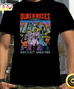 Guns N Roses Tour Tonight In Chicago August 24 2023 Wrigley Field Fan Gifts T-Shirt
