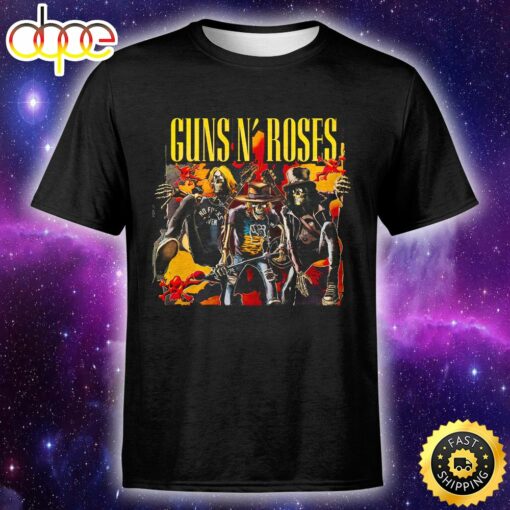 Guns N’roses In Concert At Paris La D�fense Arena In July 2023 Unisex T-shirt