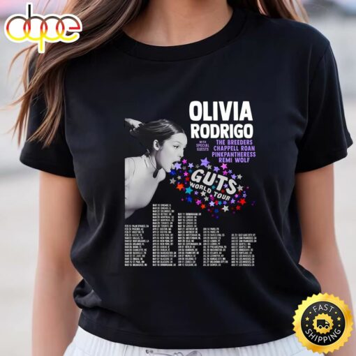 Guts Olivia World Tour Shirt, Olivia Tour 2024 Guts Shirt