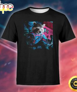 Halfworlders Guardians of the Galaxy Movie 2023 Marvels Unisex Black T-shirt