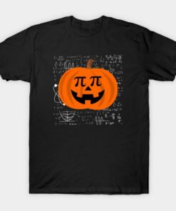 Halloween Pumpkin PI Funny Math T-shirt