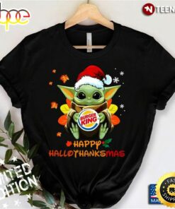 Happy Hallothanksmas Baby Yoda Hug Burger King