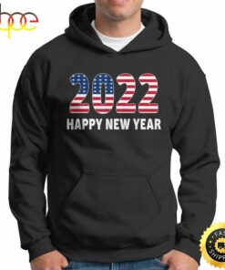 Happy New Year 2022 Flag America New Years Eve Unisex Basic T-shirt