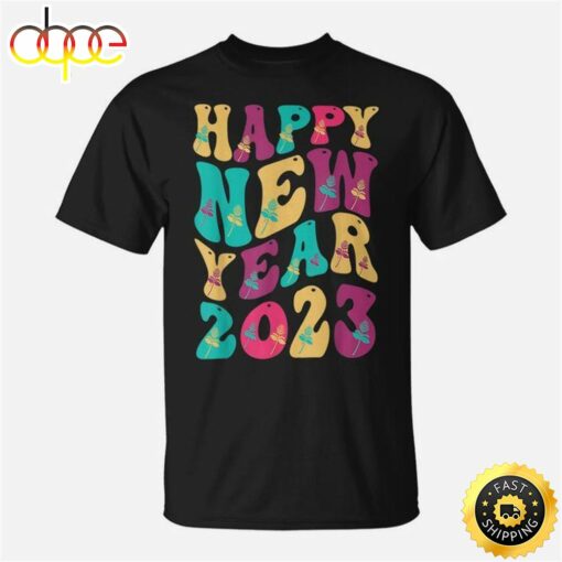 Happy New Year 2023 Eve Celebration Funny 2023 T-shirt Graphic Unisex Tee