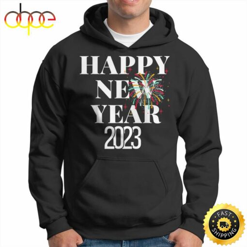 Happy New Year 2023 New Years Eve Party Countdown Fireworks Unisex Basic T-shirt