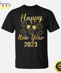 Happy New Year Nye Fireworks New Years Eve Party Champagne T-shirt Unisex Tee