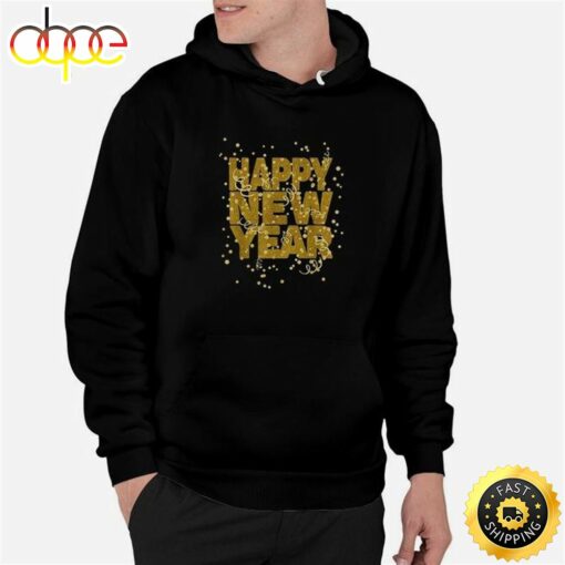 Happy New Year Nye Party Funny New Years Eve Confetti  Unisex Basic T-shirt