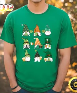 Happy Patricks Day Ireland gnomes T-Shirt