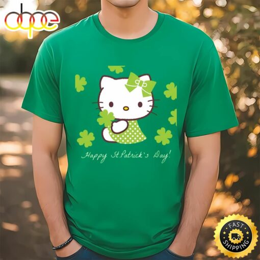 Happy St. Patrick’s Day Hello Kitty Shirt