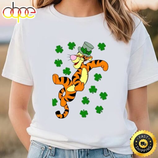 Happy St Patrick’s Day Tigger Winnie The Poo Shirt