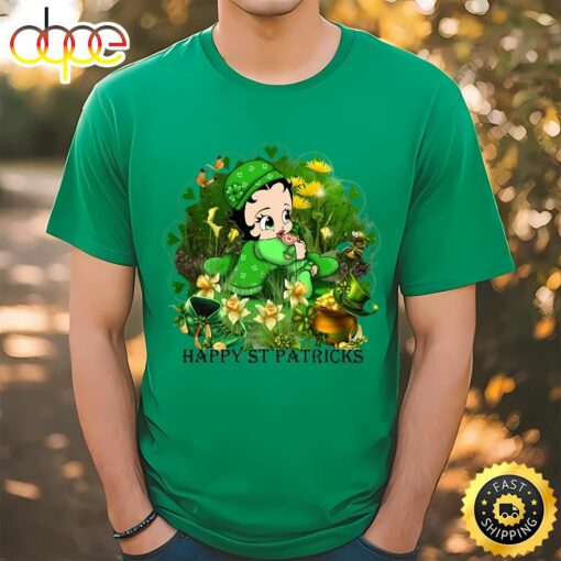 Happy St Patricks Day Betty Boop’s T-Shirt