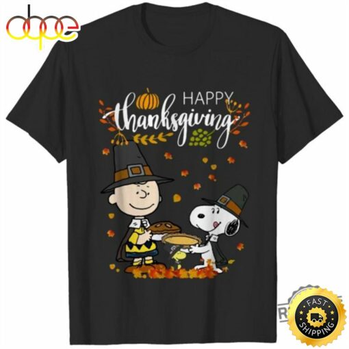 Happy Thanksgiving Peanuts Shirt Charlie Brown Snoopy Happy Tshirt