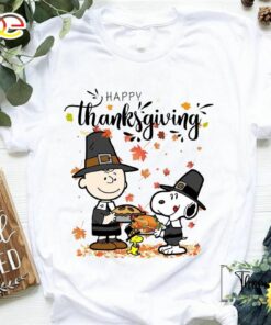 Happy Thanksgiving Shirt Thanksgiving Snoopy Charlie Brown T-shirt Peanuts