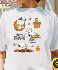 Happy Thanksgiving Snoopy Unisex Tshirt