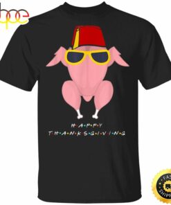 Happy Thanksgiving T-Shirt Adorable Pink Turkey Thanksgiving Shirt Ideas Gifts For Friends