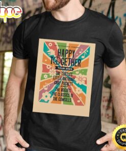 Happy Together Tour 2023 Featuring The Turtles Unisex Tshirt 1 Happy Together Tour 2023 Featuring The Turtles Unisex Tshirt 2