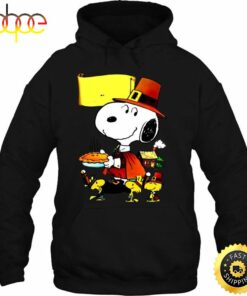 Happy Turkey Day Snoopy And Woodstock Thanksgiving Hoodie