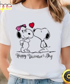 Happy Valentine Snoopy Merch Snoopy Valentine T-Shirt