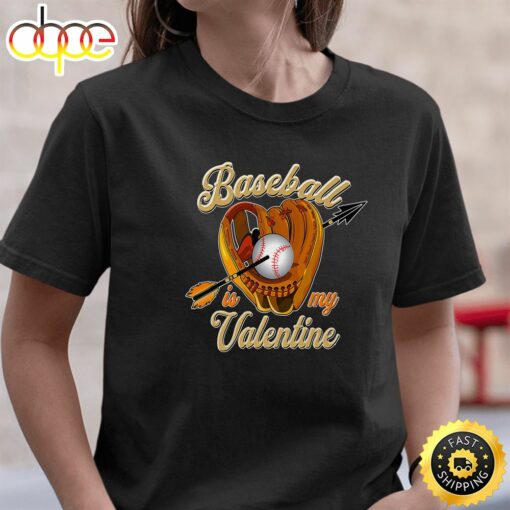 Happy Valentine’s Day 2023 Baseball Is My Valentine Unisex T-Shirt